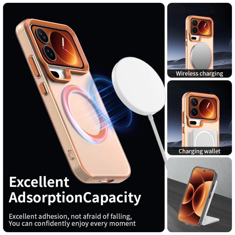 For Xiaomi 17 Pro Max Candy Magsafe PC Hybrid TPU Phone Case