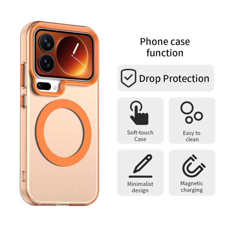 For Xiaomi 17 Pro Max Candy Magsafe PC Hybrid TPU Phone Case