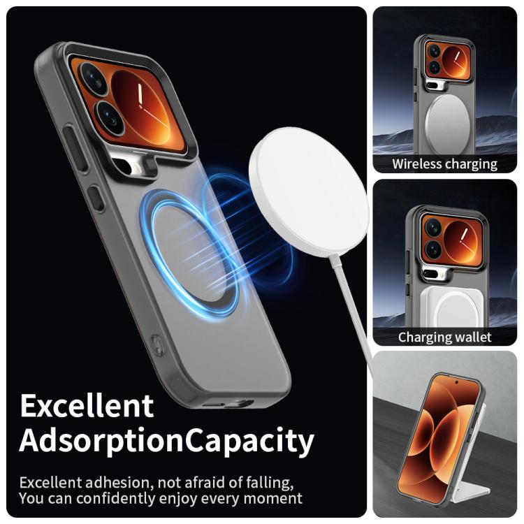 For Xiaomi 17 Pro Max Candy Magsafe PC Hybrid TPU Phone Case