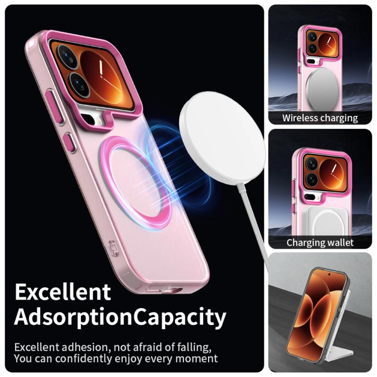 For Xiaomi 17 Pro Max Candy Magsafe PC Hybrid TPU Phone Case