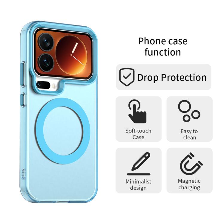 For Xiaomi 17 Pro Max Candy Magsafe PC Hybrid TPU Phone Case