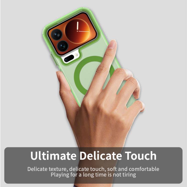 For Xiaomi 17 Pro Max Candy Magsafe PC Hybrid TPU Phone Case