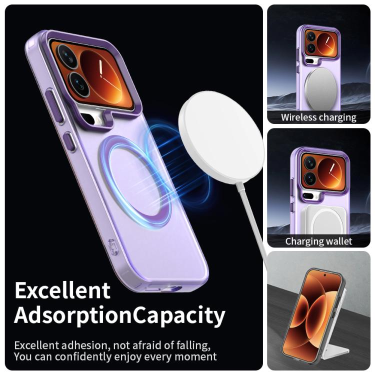 For Xiaomi 17 Pro Max Candy Magsafe PC Hybrid TPU Phone Case