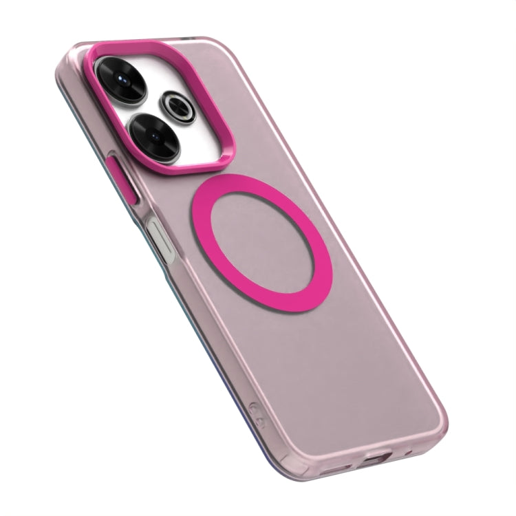 For Redmi Note 13R Candy Magsafe PC Hybrid TPU Phone Case