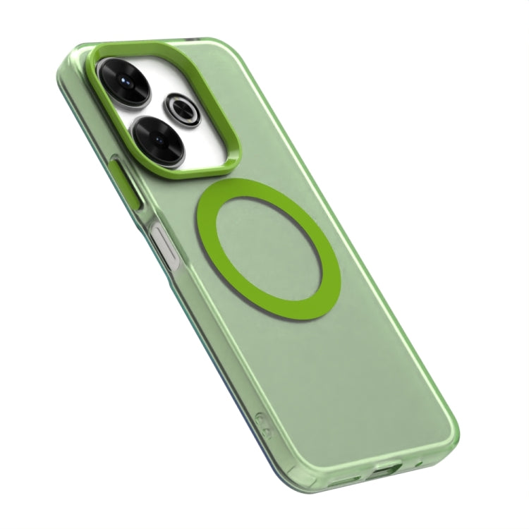 For Redmi Note 13R Candy Magsafe PC Hybrid TPU Phone Case