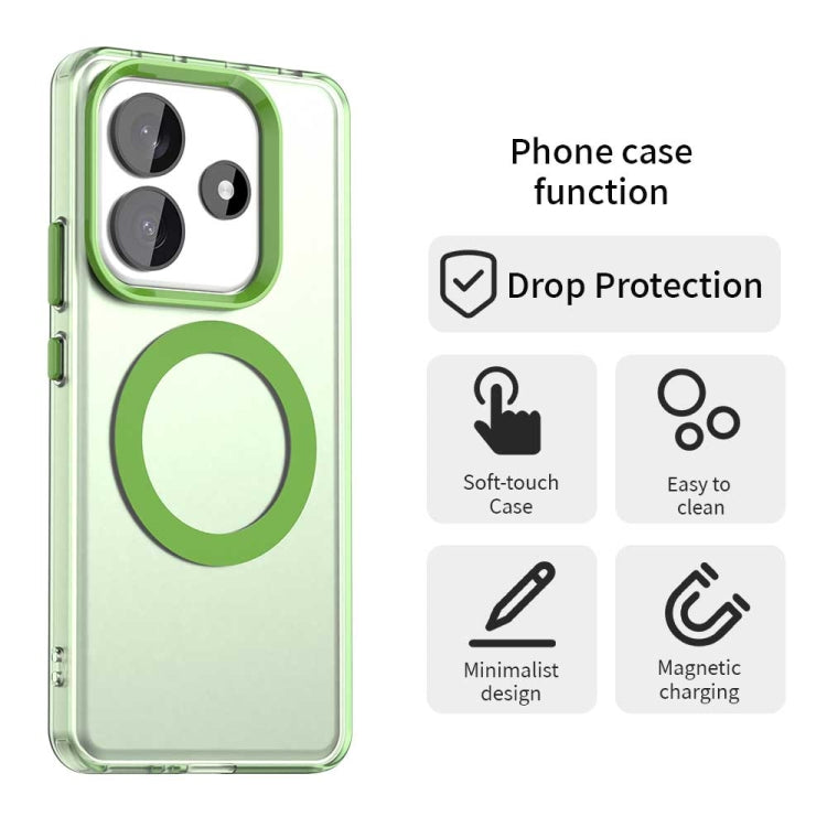 For Redmi Note 14 5G Candy Magsafe PC Hybrid TPU Phone Case