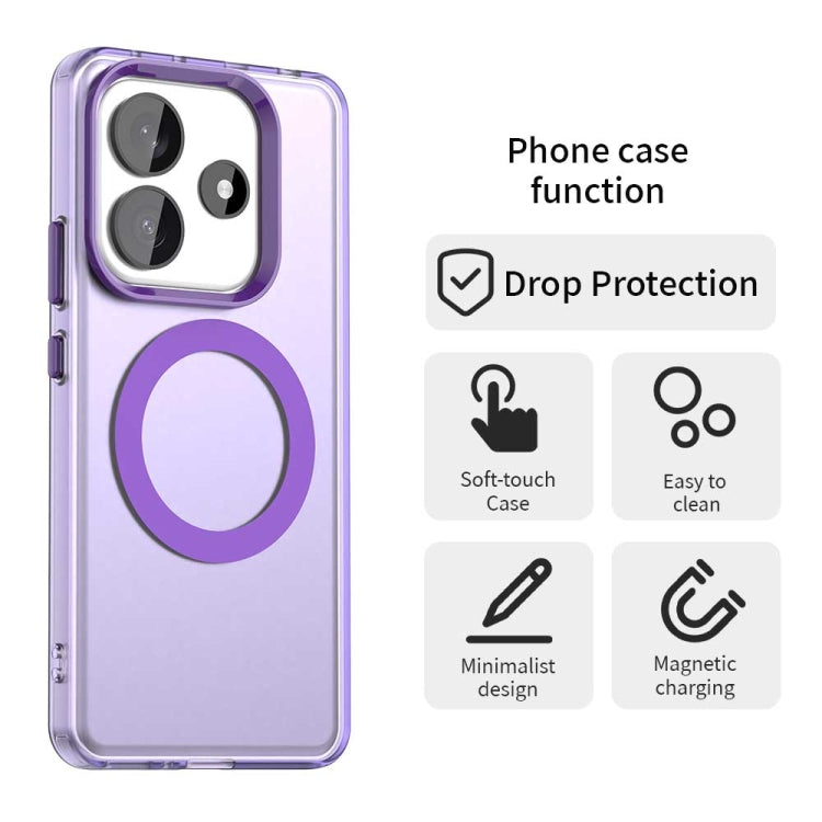 For Redmi Note 14 5G Candy Magsafe PC Hybrid TPU Phone Case