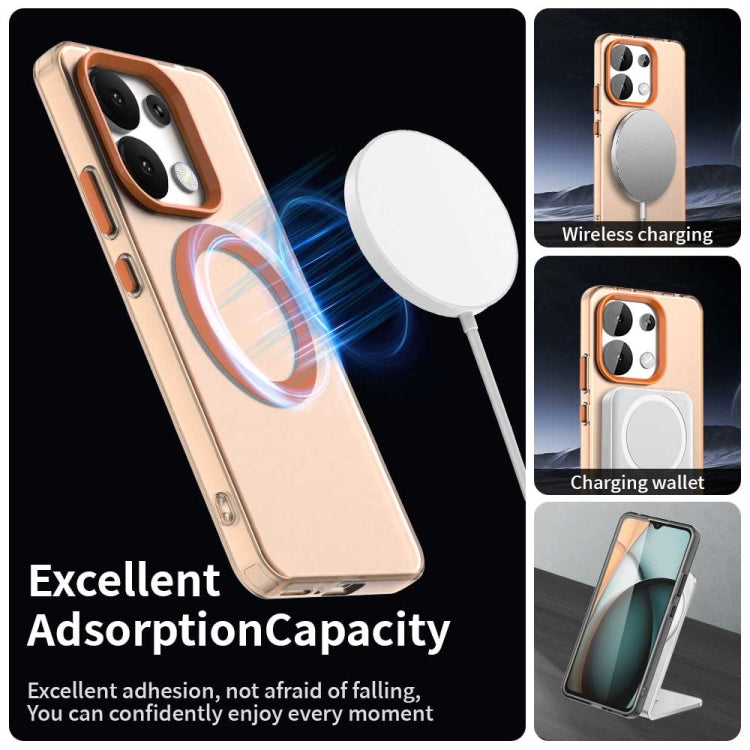 For Redmi Note 13 4G Candy Magsafe PC Hybrid TPU Phone Case
