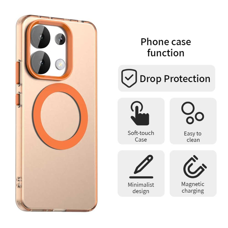 For Redmi Note 13 4G Candy Magsafe PC Hybrid TPU Phone Case