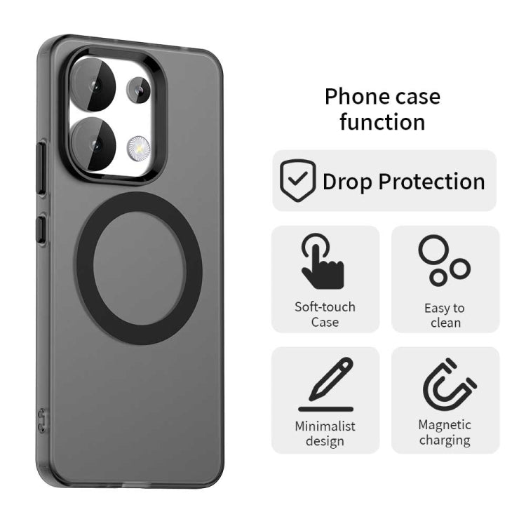 For Redmi Note 13 4G Candy Magsafe PC Hybrid TPU Phone Case