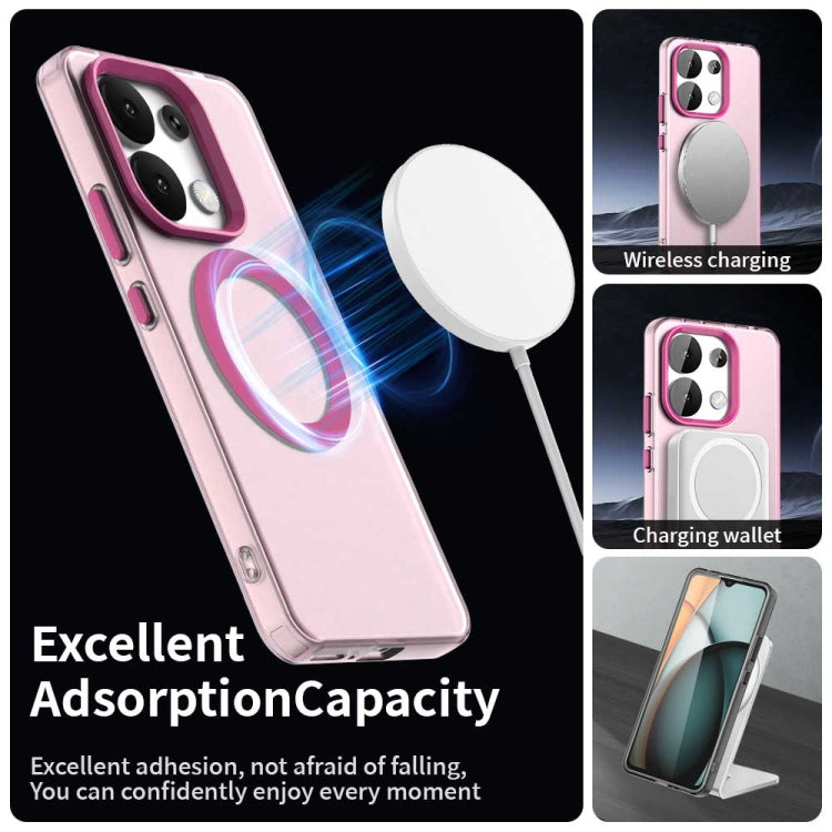 For Redmi Note 13 4G Candy Magsafe PC Hybrid TPU Phone Case