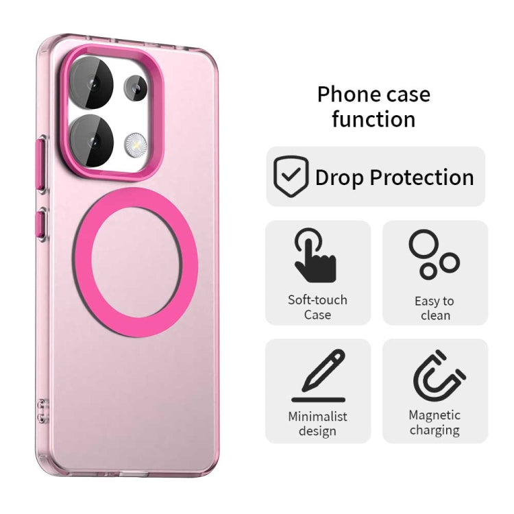 For Redmi Note 13 4G Candy Magsafe PC Hybrid TPU Phone Case
