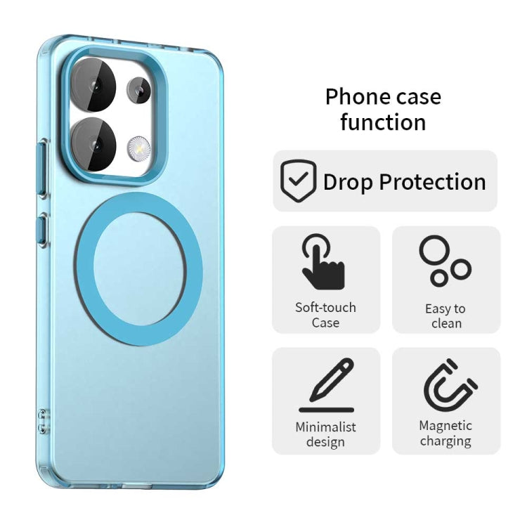 For Redmi Note 13 4G Candy Magsafe PC Hybrid TPU Phone Case