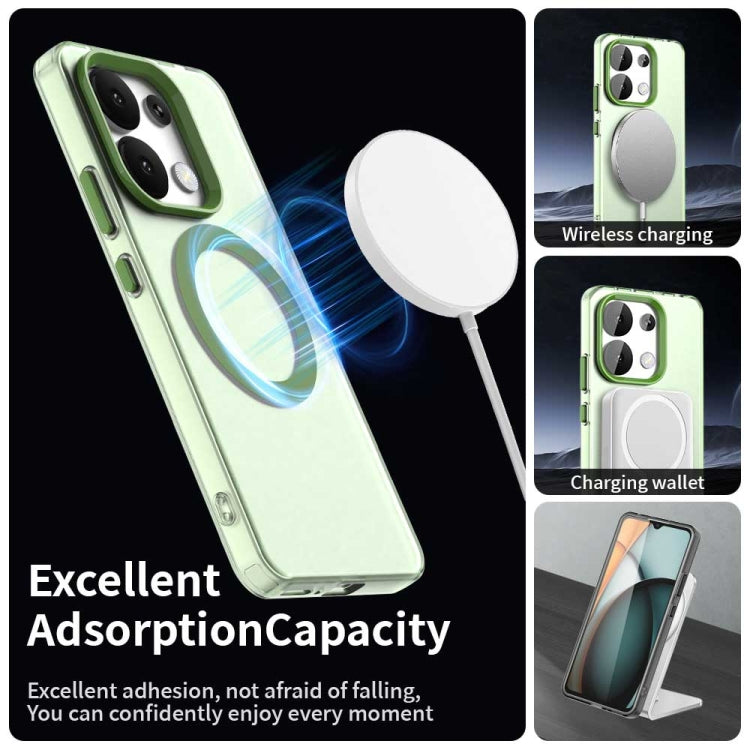 For Redmi Note 13 4G Candy Magsafe PC Hybrid TPU Phone Case