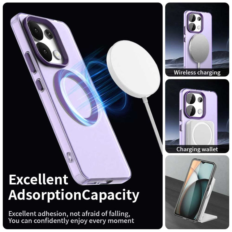 For Redmi Note 13 4G Candy Magsafe PC Hybrid TPU Phone Case