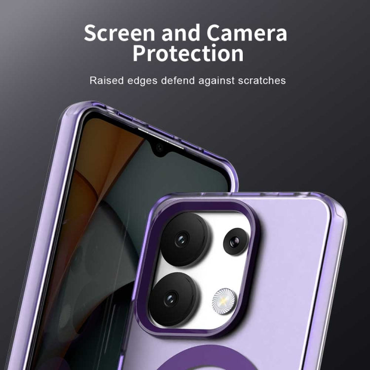 For Redmi Note 13 4G Candy Magsafe PC Hybrid TPU Phone Case