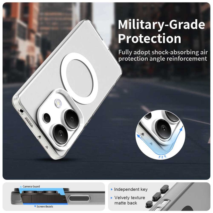 For Redmi Note 13 Pro 4G Candy Magsafe PC Hybrid TPU Phone Case