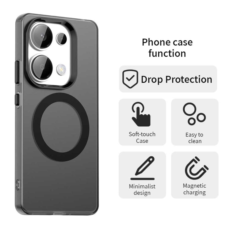 For Redmi Note 13 Pro 4G Candy Magsafe PC Hybrid TPU Phone Case