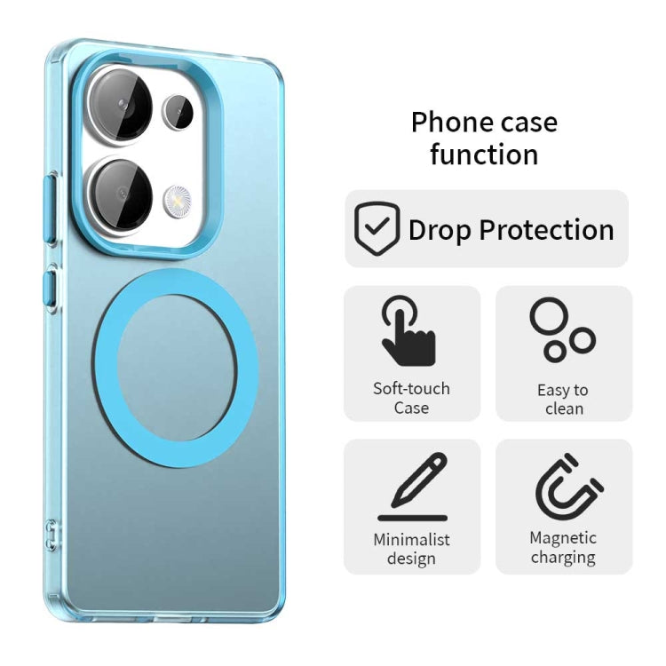 For Redmi Note 13 Pro 4G Candy Magsafe PC Hybrid TPU Phone Case