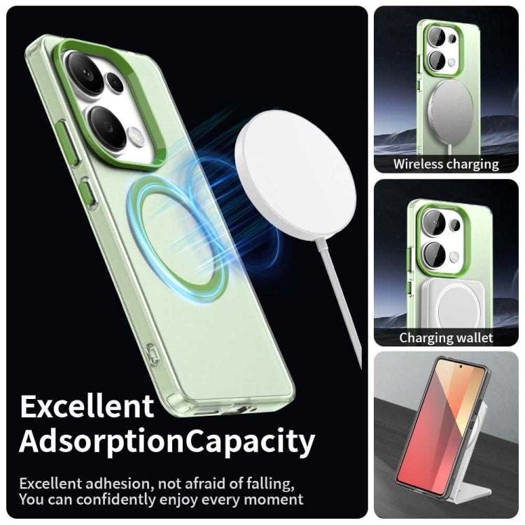 For Redmi Note 13 Pro 4G Candy Magsafe PC Hybrid TPU Phone Case