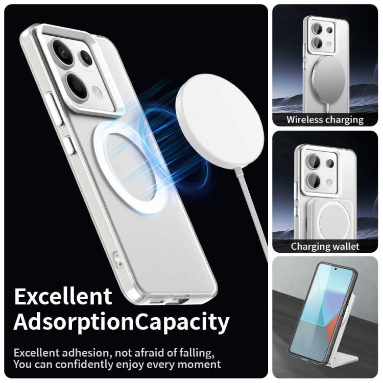 For Redmi Note 13 Pro 5G Candy Magsafe PC Hybrid TPU Phone Case