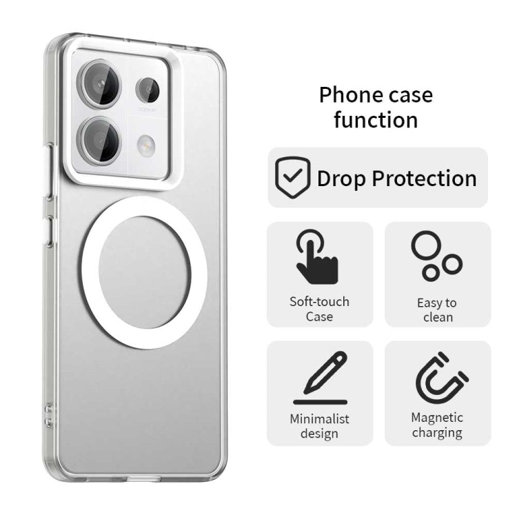 For Redmi Note 13 Pro 5G Candy Magsafe PC Hybrid TPU Phone Case