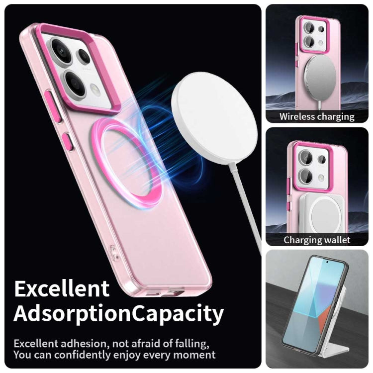 For Redmi Note 13 Pro 5G Candy Magsafe PC Hybrid TPU Phone Case