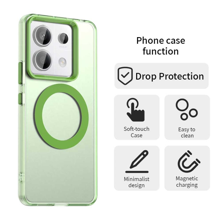 For Redmi Note 13 Pro 5G Candy Magsafe PC Hybrid TPU Phone Case