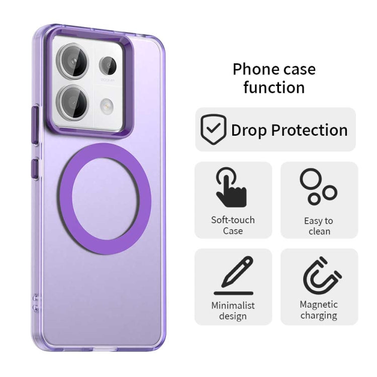 For Redmi Note 13 Pro 5G Candy Magsafe PC Hybrid TPU Phone Case