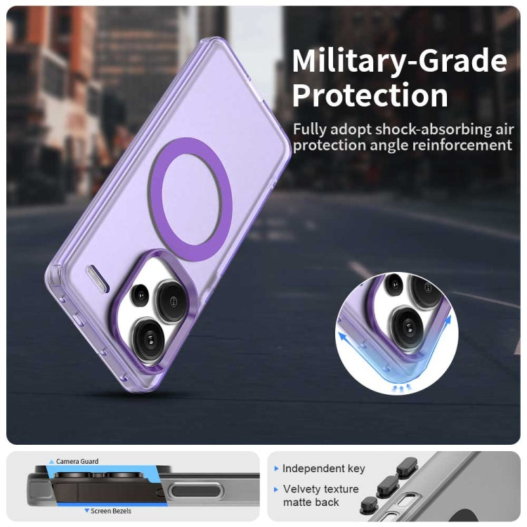 For Redmi Note 13 Pro+ Candy Magsafe PC Hybrid TPU Phone Case