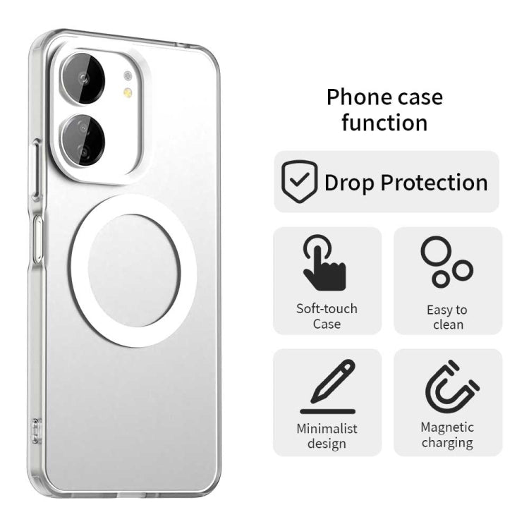 For Redmi 13C 5G Candy Magsafe PC Hybrid TPU Phone Case