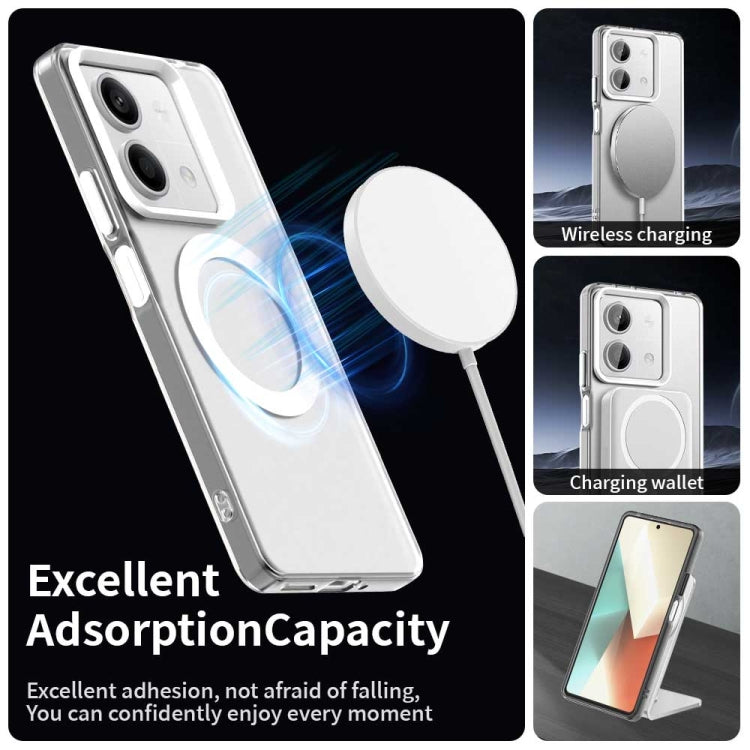 For Redmi Note 13R Pro Candy Magsafe PC Hybrid TPU Phone Case