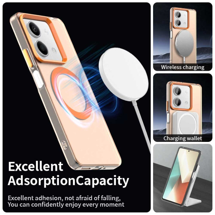 For Redmi Note 13R Pro Candy Magsafe PC Hybrid TPU Phone Case