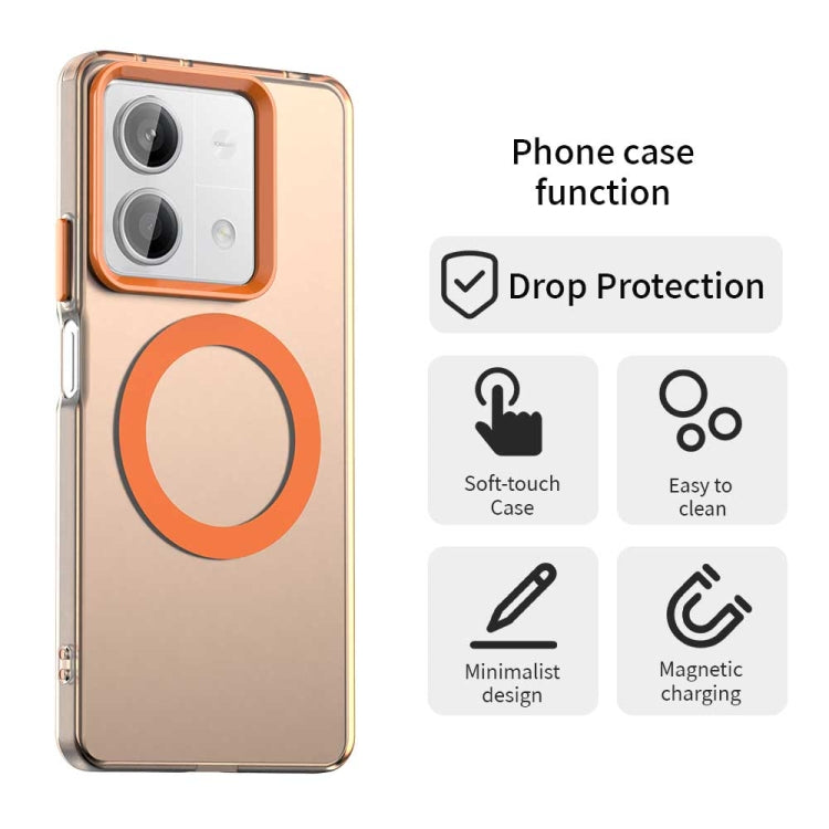 For Redmi Note 13R Pro Candy Magsafe PC Hybrid TPU Phone Case
