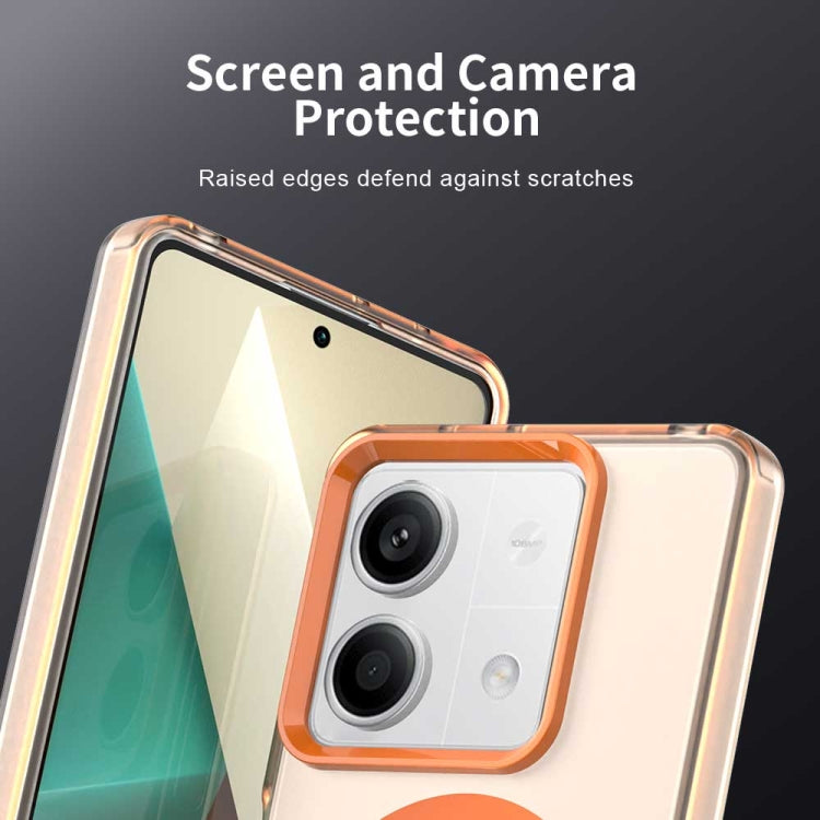 For Redmi Note 13R Pro Candy Magsafe PC Hybrid TPU Phone Case