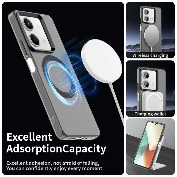 For Redmi Note 13R Pro Candy Magsafe PC Hybrid TPU Phone Case