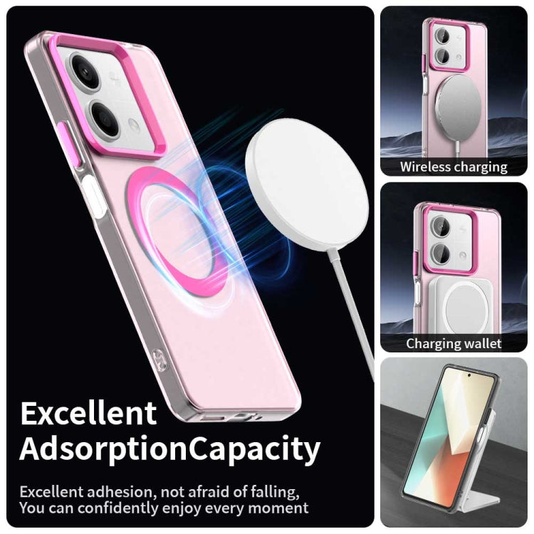 For Redmi Note 13R Pro Candy Magsafe PC Hybrid TPU Phone Case