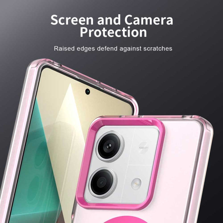 For Redmi Note 13R Pro Candy Magsafe PC Hybrid TPU Phone Case