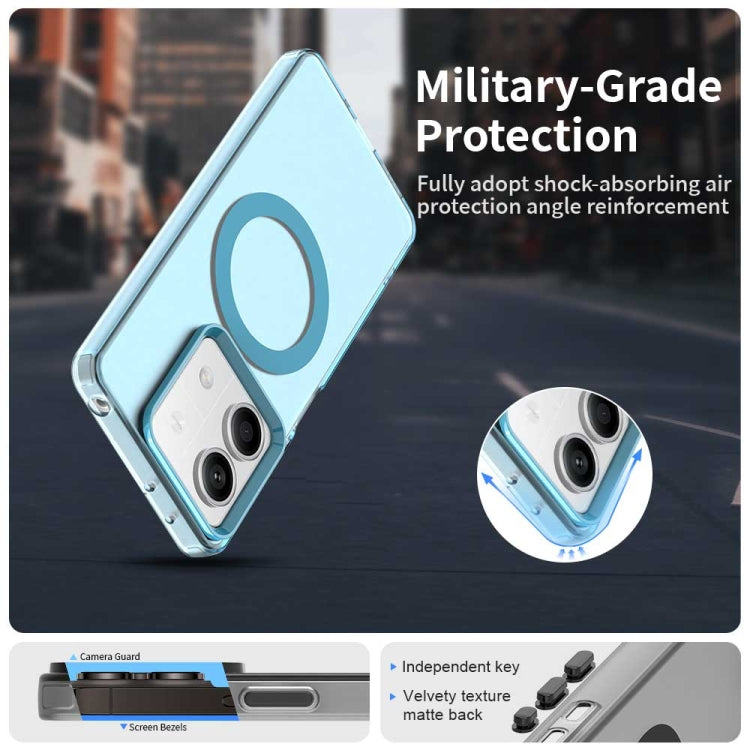 For Redmi Note 13R Pro Candy Magsafe PC Hybrid TPU Phone Case