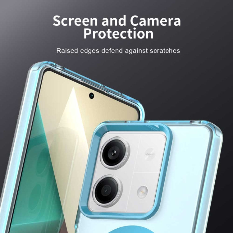 For Redmi Note 13R Pro Candy Magsafe PC Hybrid TPU Phone Case