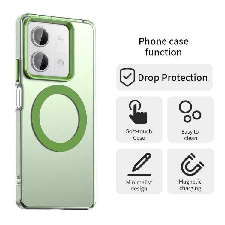 For Redmi Note 13R Pro Candy Magsafe PC Hybrid TPU Phone Case