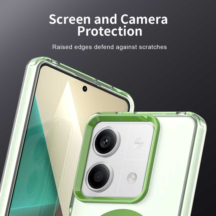 For Redmi Note 13R Pro Candy Magsafe PC Hybrid TPU Phone Case