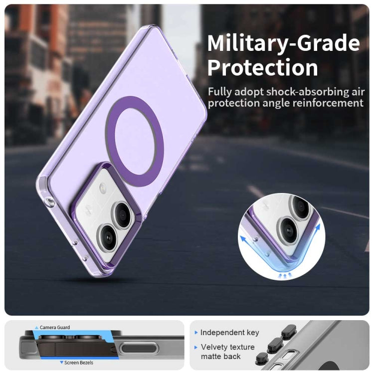 For Redmi Note 13R Pro Candy Magsafe PC Hybrid TPU Phone Case