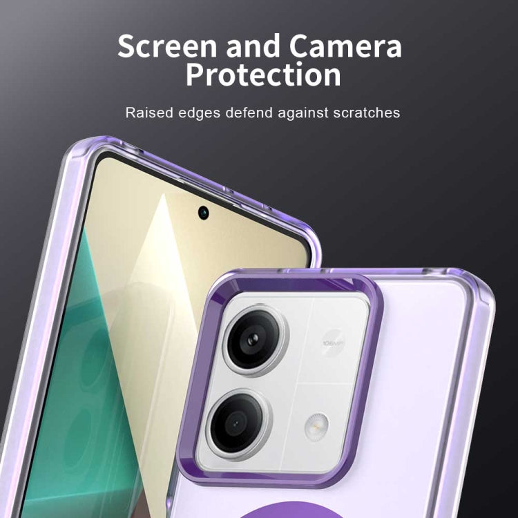 For Redmi Note 13R Pro Candy Magsafe PC Hybrid TPU Phone Case
