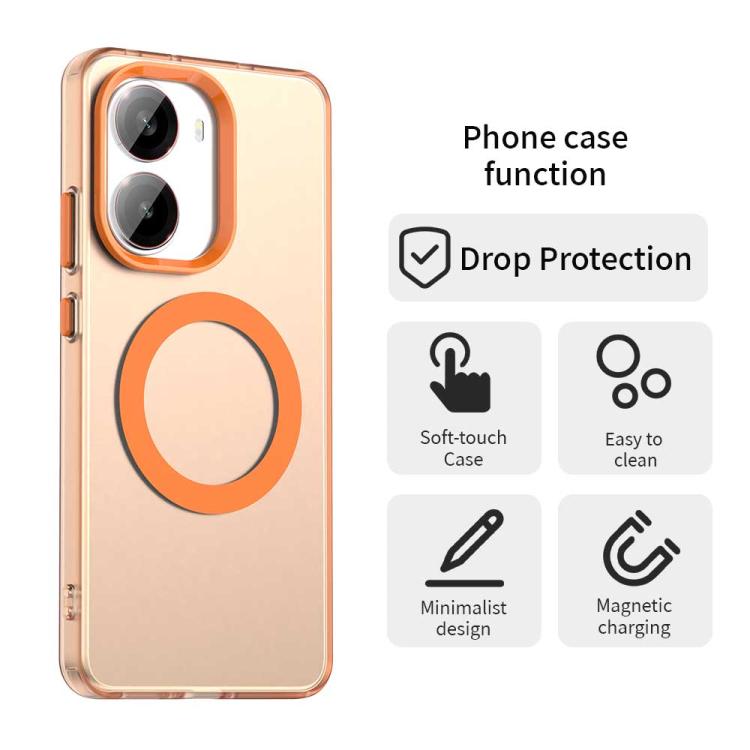 For Redmi Turbo 4 Candy Magsafe PC Hybrid TPU Phone Case