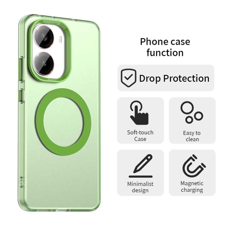 For Redmi Turbo 4 Candy Magsafe PC Hybrid TPU Phone Case