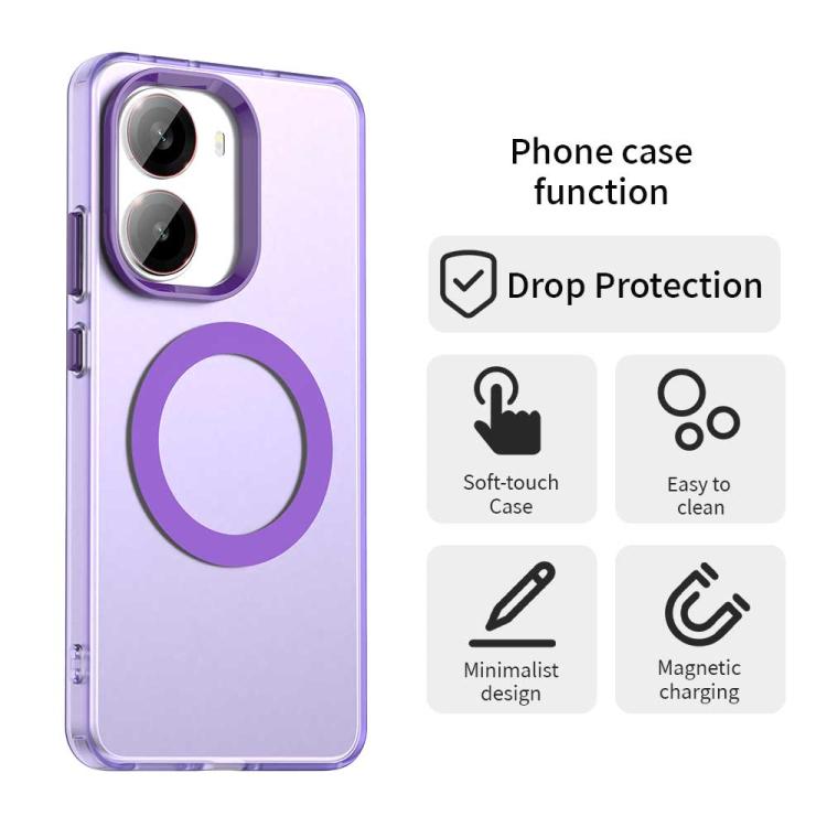 For Redmi Turbo 4 Candy Magsafe PC Hybrid TPU Phone Case