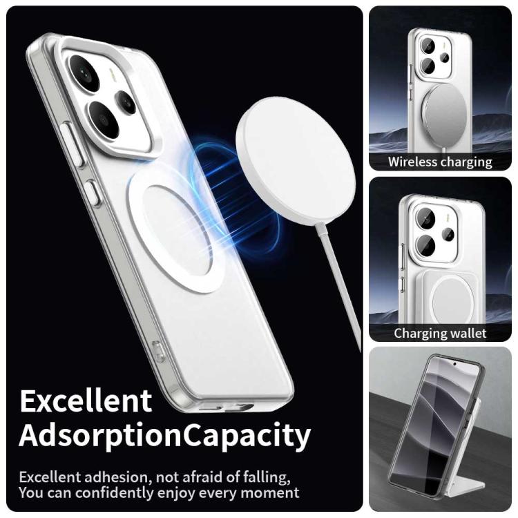For Redmi Note 14 4G 163.25mm Candy Magsafe PC Hybrid TPU Phone Case