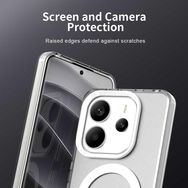 For Redmi Note 14 4G 163.25mm Candy Magsafe PC Hybrid TPU Phone Case