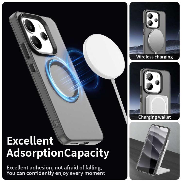 For Redmi Note 14 4G 163.25mm Candy Magsafe PC Hybrid TPU Phone Case